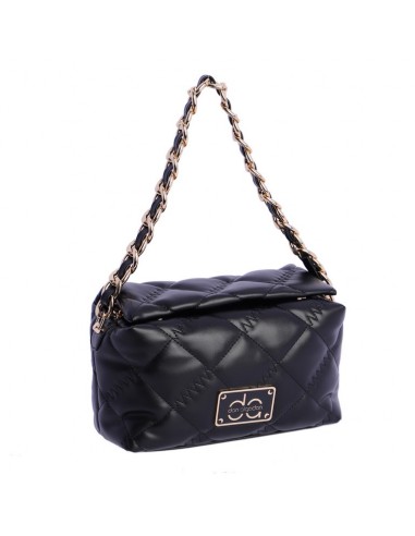 Bolso Cuadrado Acolchado Negro